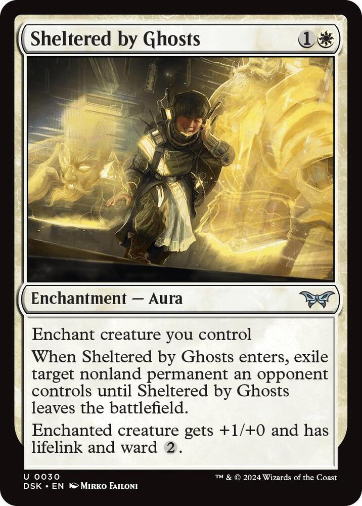 Sheltered by Ghosts (30) [Duskmourn: House of Horror]