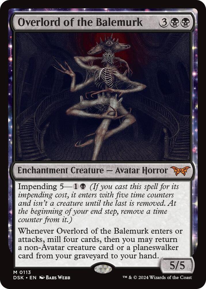 Overlord of the Balemurk (113) [Duskmourn: House of Horror]