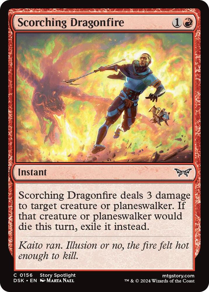 Scorching Dragonfire (156) [Duskmourn: House of Horror]