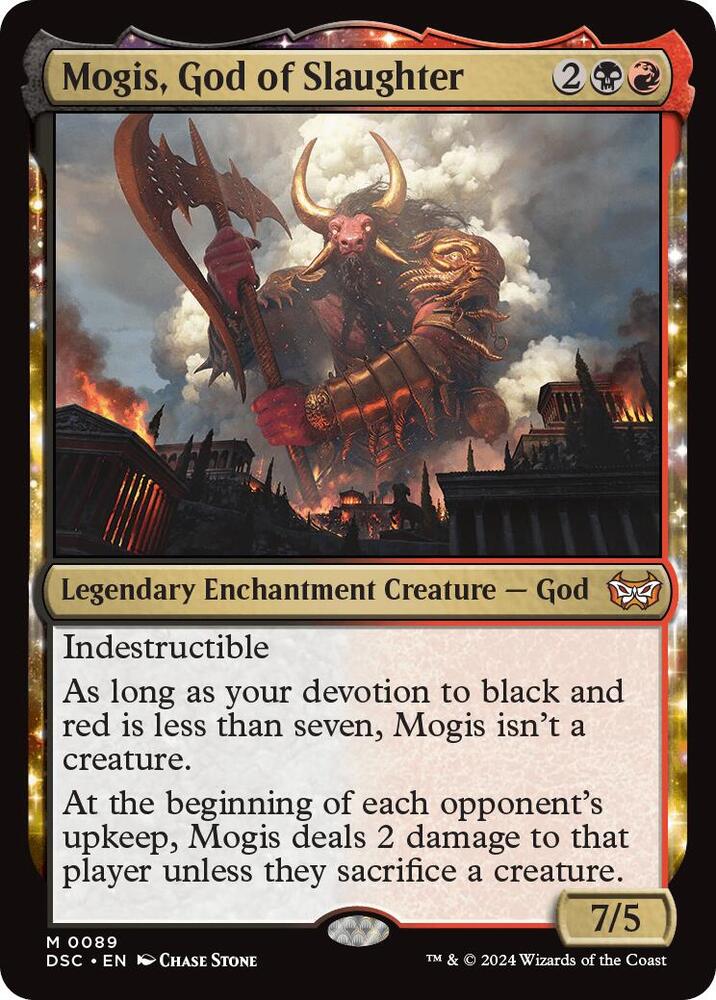 Mogis, God of Slaughter (89) [Duskmourn: House of Horror Commander]