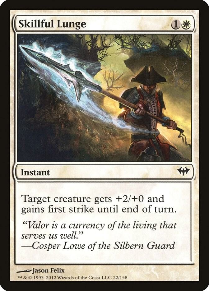 Skillful Lunge (22) [Dark Ascension]