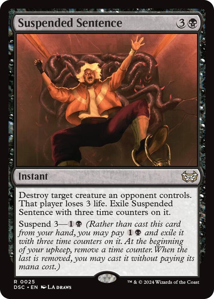 Suspended Sentence (25) [Duskmourn: House of Horror Commander]