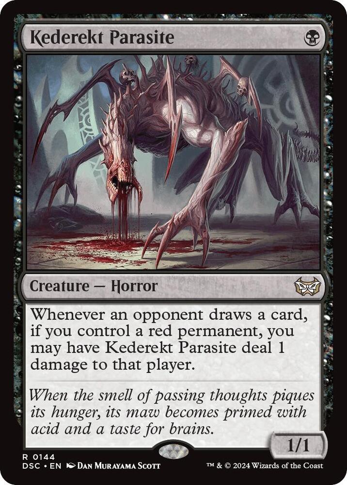 Kederekt Parasite (144) [Duskmourn: House of Horror Commander]