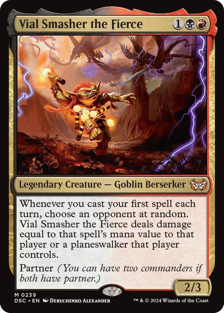 Vial Smasher the Fierce (239) [Duskmourn: House of Horror Commander]