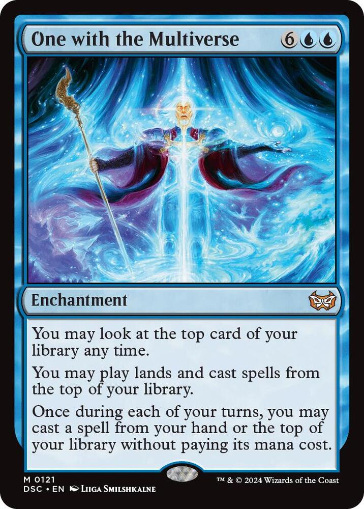 One with the Multiverse (121) [Duskmourn: House of Horror Commander]