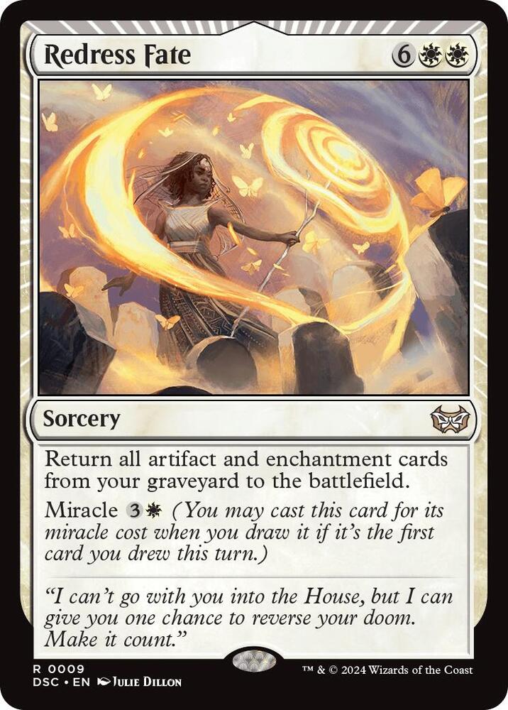 Redress Fate (9) [Duskmourn: House of Horror Commander]