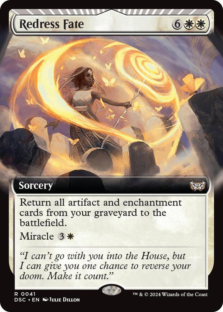 Redress Fate (Extended Art) (41) [Duskmourn: House of Horror Commander]