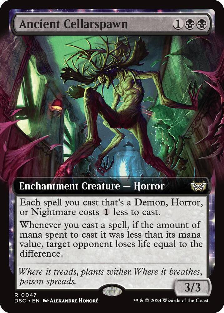 Ancient Cellarspawn (Extended Art) (47) [Duskmourn: House of Horror Commander]