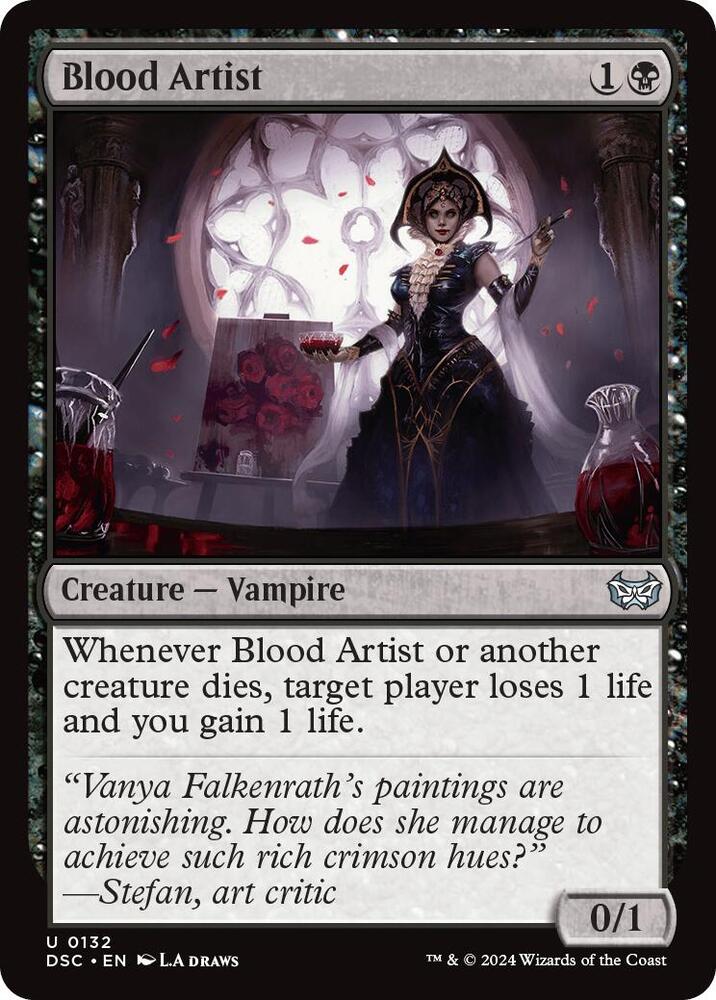 Blood Artist (132) [Duskmourn: House of Horror Commander]