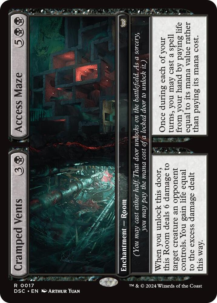 Cramped Vents // Access Maze (17) [Duskmourn: House of Horror Commander]