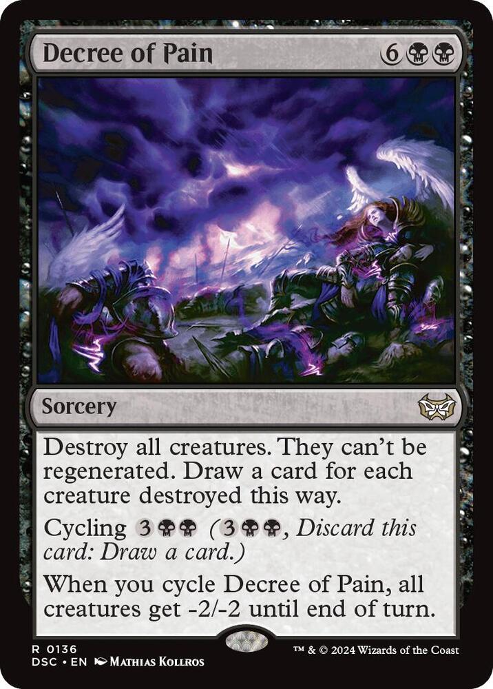 Decree of Pain (136) [Duskmourn: House of Horror Commander]