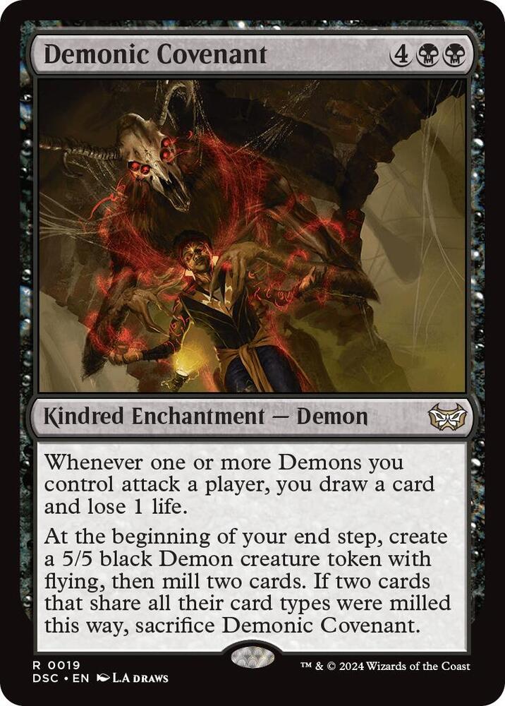 Demonic Covenant (19) [Duskmourn: House of Horror Commander]