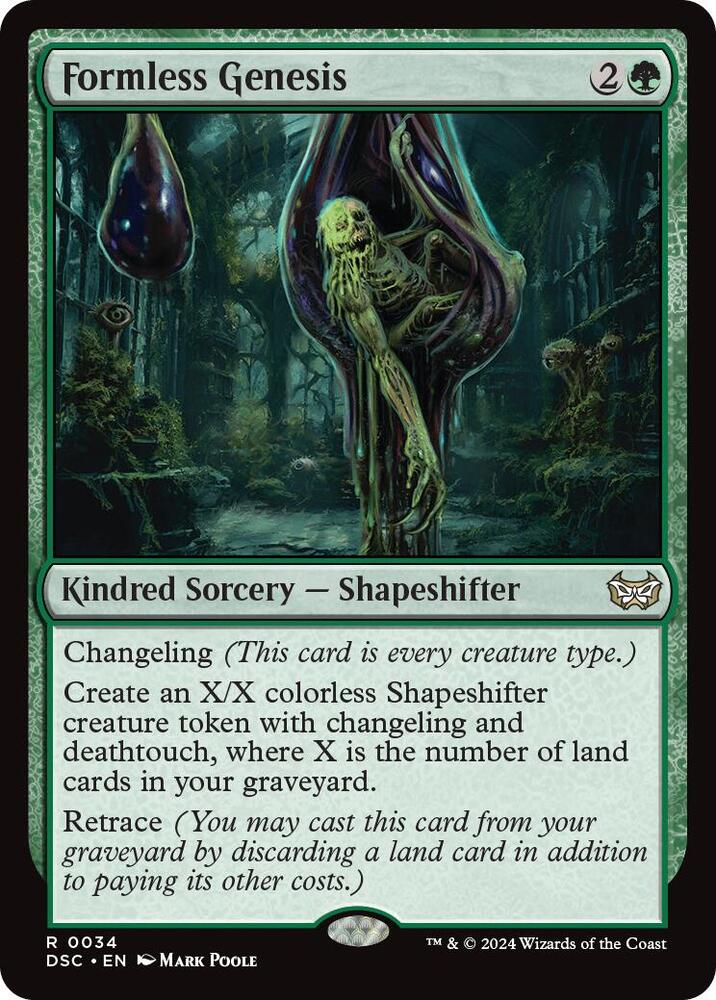 Formless Genesis (34) [Duskmourn: House of Horror Commander]