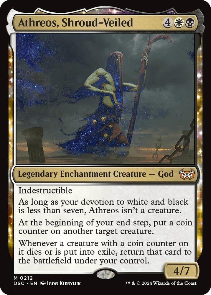 Athreos, Shroud-Veiled (212) [Duskmourn: House of Horror Commander]