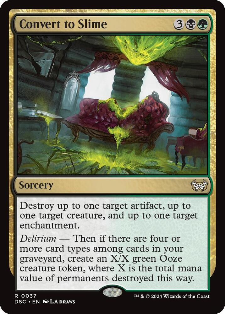 Convert to Slime (37) [Duskmourn: House of Horror Commander]