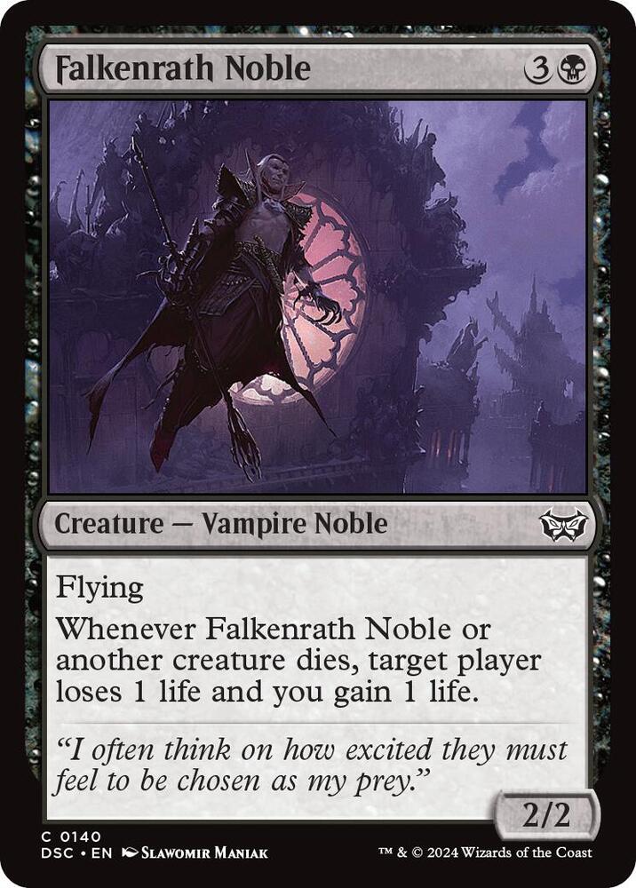 Falkenrath Noble (140) [Duskmourn: House of Horror Commander]