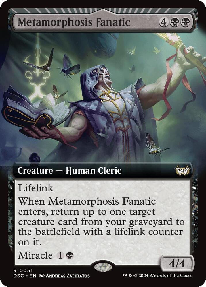 Metamorphosis Fanatic (Extended Art) (51) [Duskmourn: House of Horror Commander]