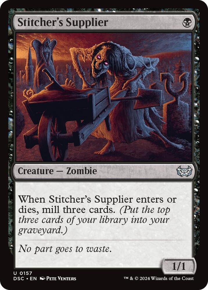 Stitcher's Supplier (157) [Duskmourn: House of Horror Commander]