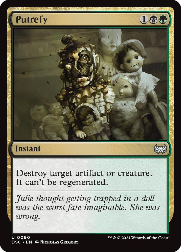 Putrefy (90) [Duskmourn: House of Horror Commander]