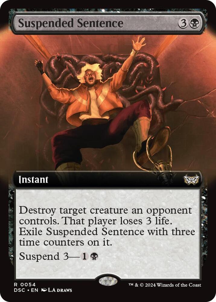 Suspended Sentence (Extended Art) (54) [Duskmourn: House of Horror Commander]