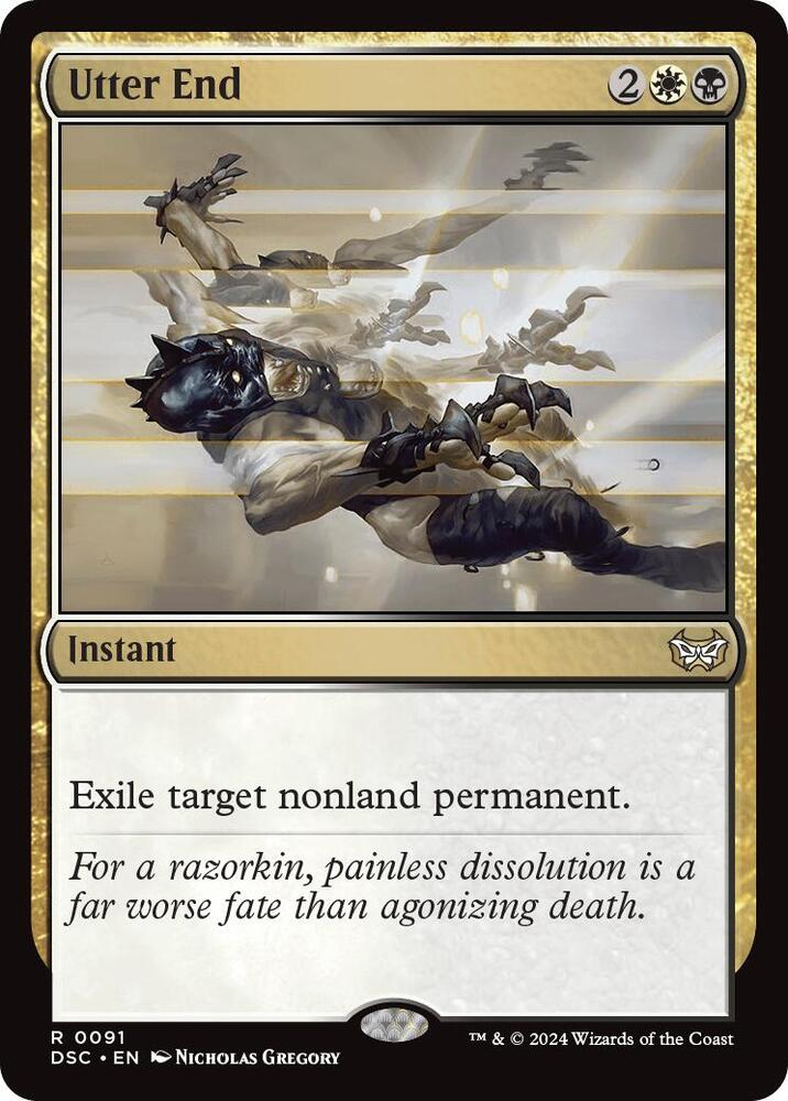 Utter End (91) [Duskmourn: House of Horror Commander]