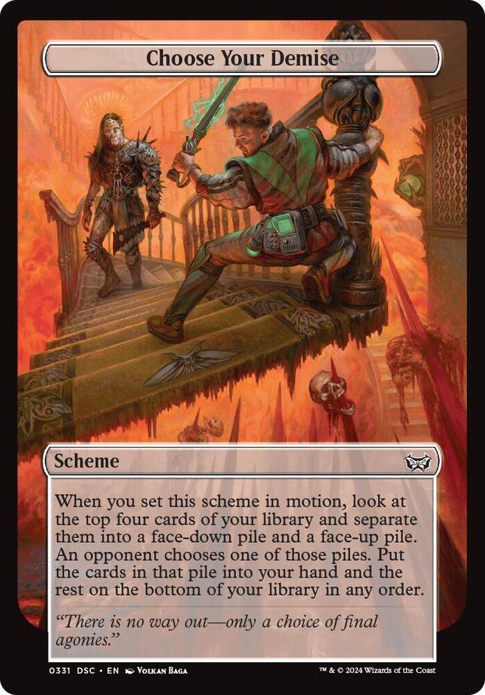 Choose Your Demise (Full Art) (331) [Archenemy: Duskmourn]