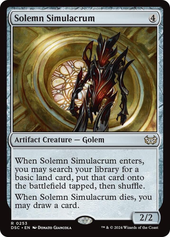 Solemn Simulacrum (253) [Duskmourn: House of Horror Commander]