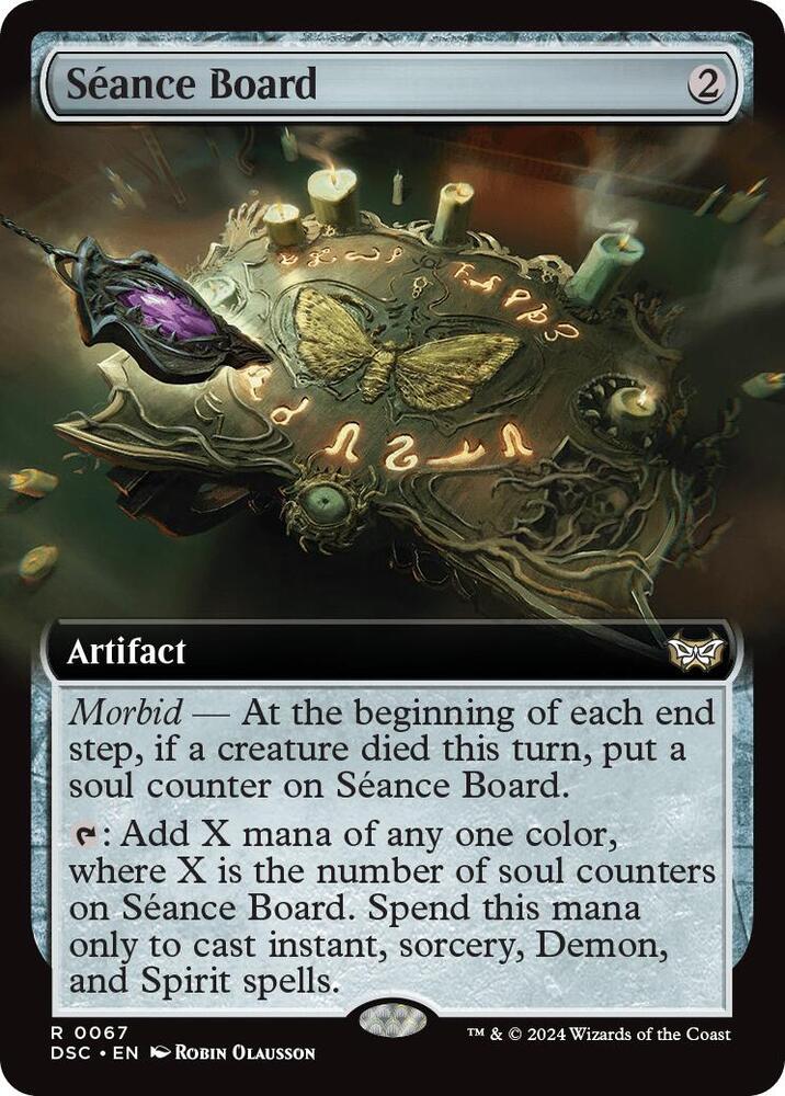 Seance Board (Extended Art) (67) [Duskmourn: House of Horror Commander]