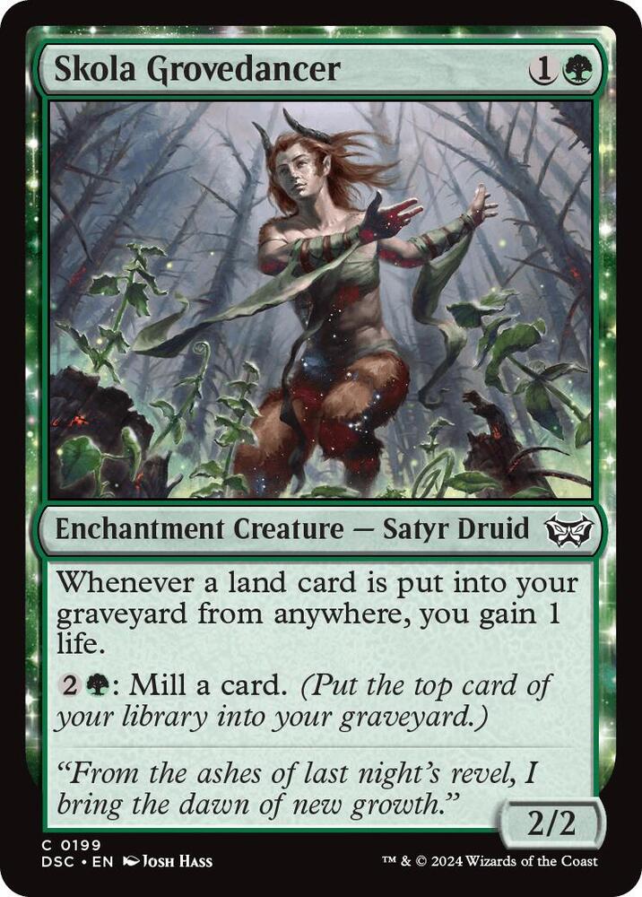 Skola Grovedancer (199) [Duskmourn: House of Horror Commander]