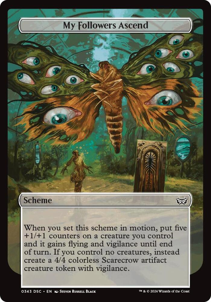My Followers Ascend (Full Art) (343) [Archenemy: Duskmourn]