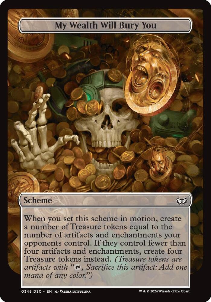 My Wealth Will Bury You (Full Art) (346) [Archenemy: Duskmourn]