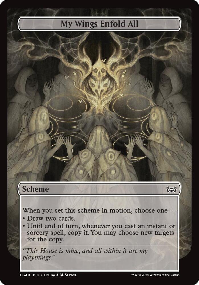 My Wings Enfold All (Full Art) (348) [Archenemy: Duskmourn]
