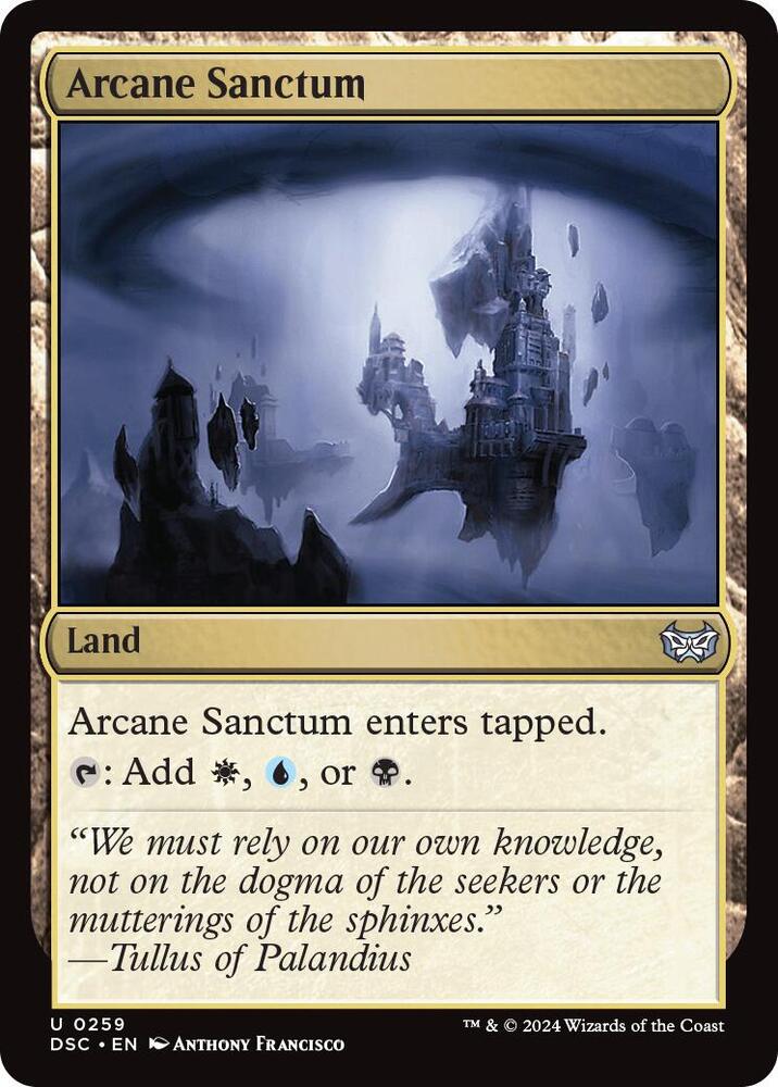 Arcane Sanctum (259) [Duskmourn: House of Horror Commander]