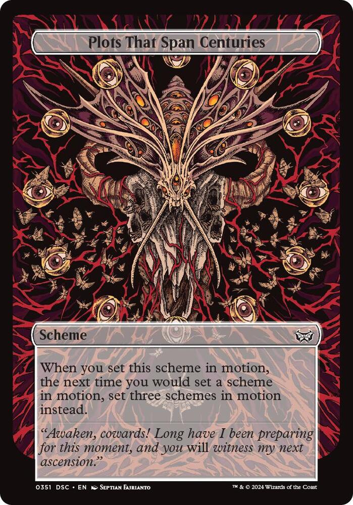 Plots That Span Centuries (Full Art) (351) [Archenemy: Duskmourn]