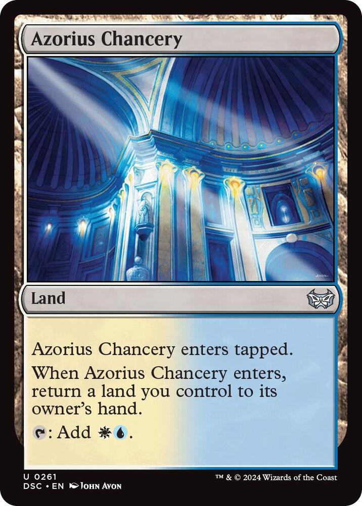 Azorius Chancery (261) [Duskmourn: House of Horror Commander]