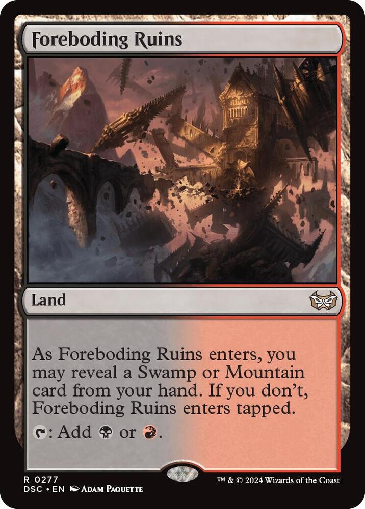 Foreboding Ruins (277) [Duskmourn: House of Horror Commander]