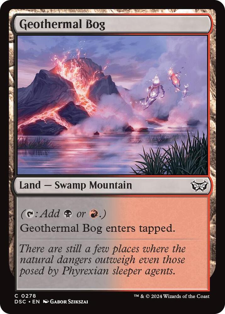 Geothermal Bog (278) [Duskmourn: House of Horror Commander]