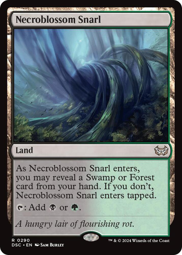 Necroblossom Snarl (290) [Duskmourn: House of Horror Commander]