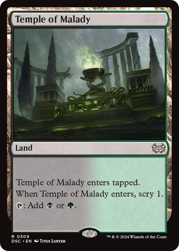 Temple of Malady (309) [Duskmourn: House of Horror Commander]