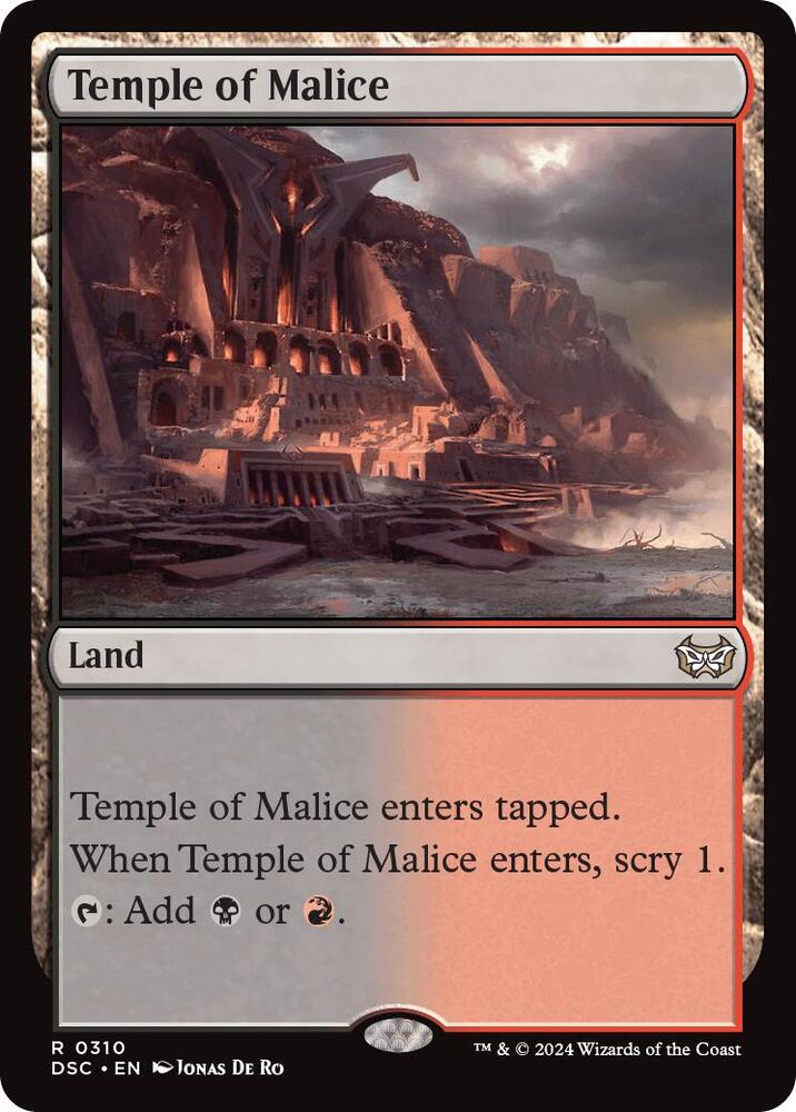 Temple of Malice (310) [Duskmourn: House of Horror Commander]