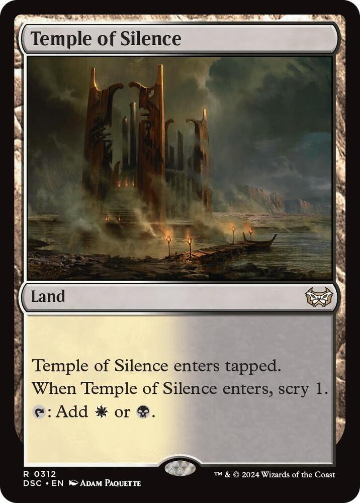 Temple of Silence (312) [Duskmourn: House of Horror Commander]