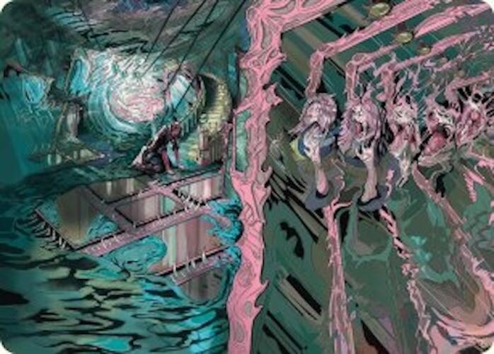 Mirror Room // Fractured Realm Art Card (36) [Duskmourn: House of Horror Art Series]