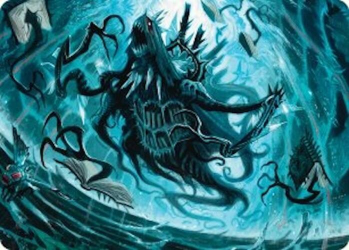 Overlord of the Floodpits Art Card (4) [Duskmourn: House of Horror Art Series]