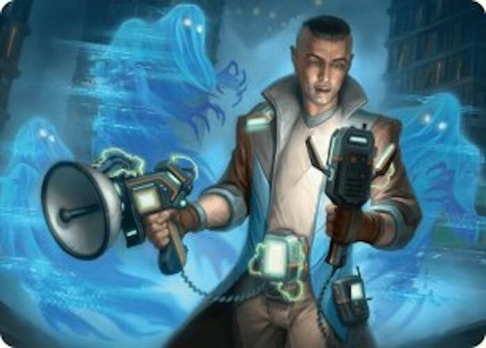 Paranormal Analyst Art Card (5) [Duskmourn: House of Horror Art Series]