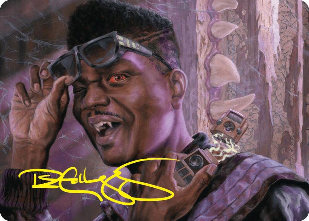 Dashing Bloodsucker Art Card (Gold-Stamped Signature) (6) [Duskmourn: House of Horror Art Series]