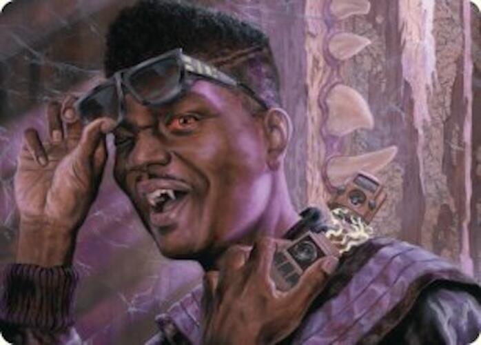 Dashing Bloodsucker Art Card (6) [Duskmourn: House of Horror Art Series]