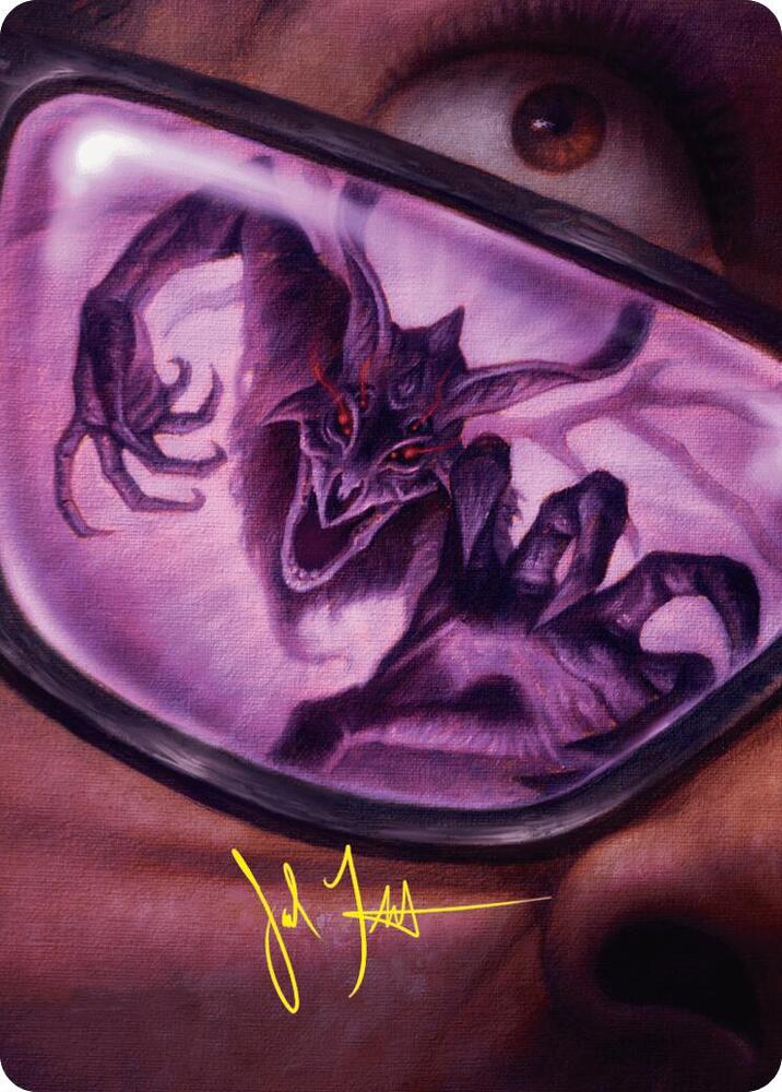 Doomsday Excruciator Art Card (Gold-Stamped Signature) (38) [Duskmourn: House of Horror Art Series]
