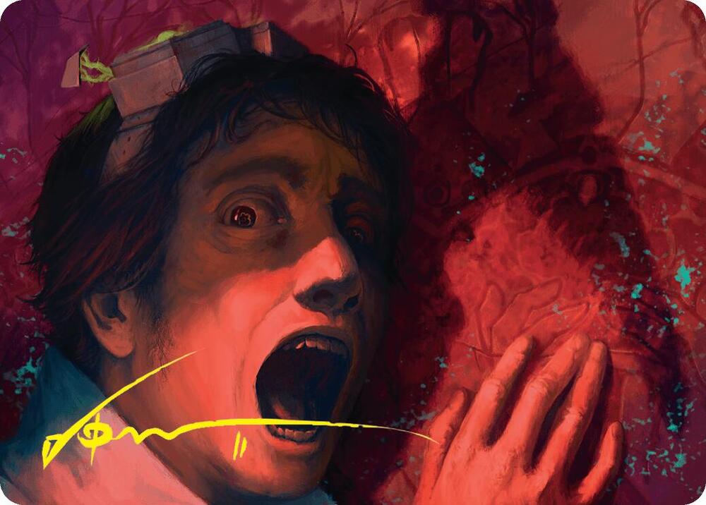 Murder Art Card (Gold-Stamped Signature) (9) [Duskmourn: House of Horror Art Series]