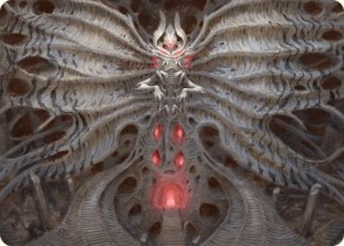 Valgavoth, Terror Eater Art Card (10) [Duskmourn: House of Horror Art Series]