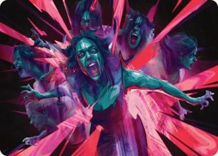 Waltz of Rage Art Card (35) [Duskmourn: House of Horror Art Series]